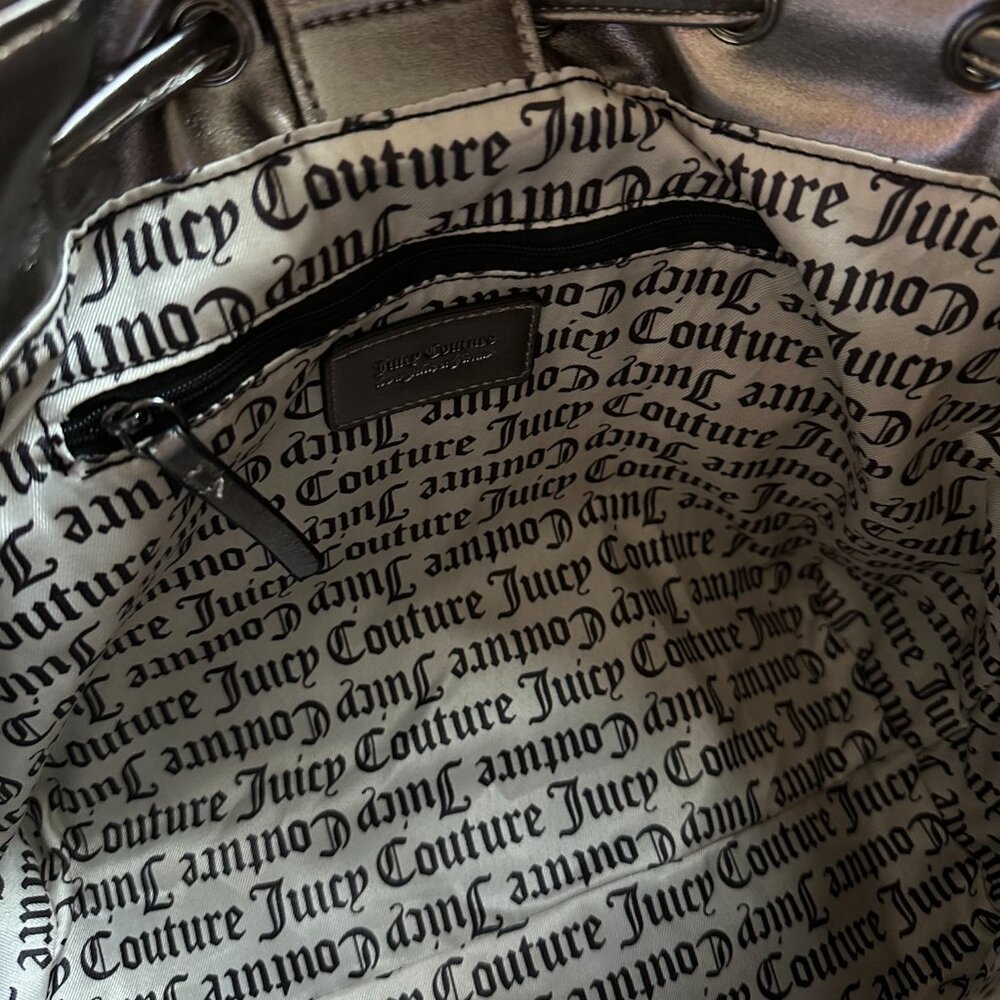 Juicy Couture Daydreamer 'Vintage Dreams' Tote Bag Black Liquorice/ Gunmetal NWT - Picture 5 of 11